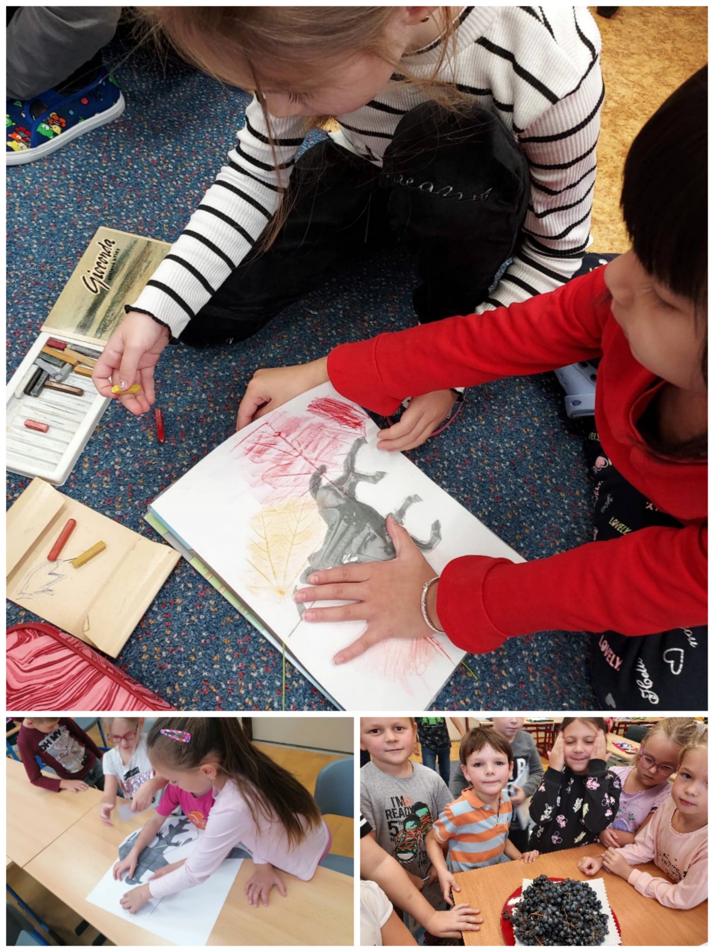 Práce ve skupinkách...První měsíc ve škole