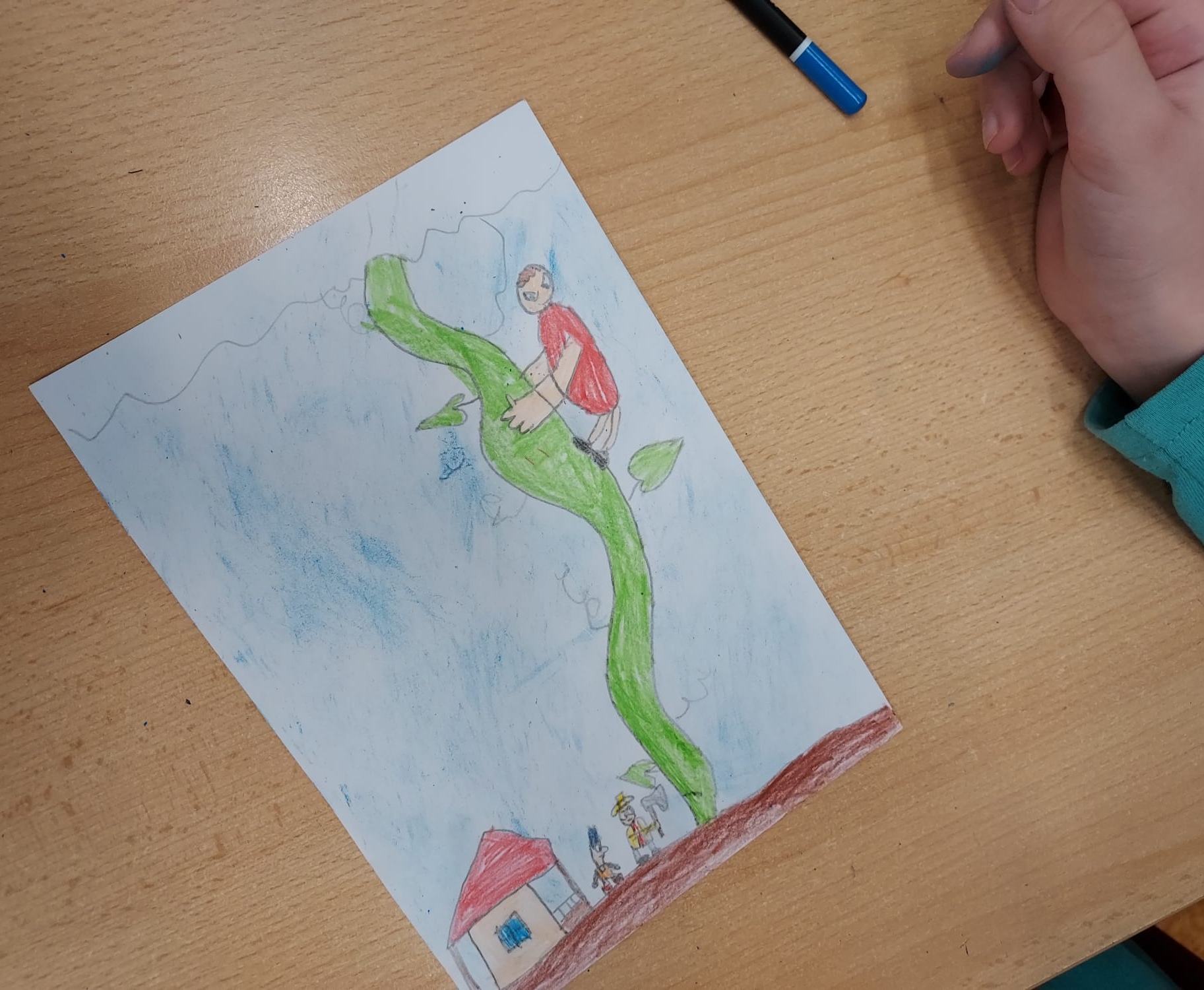 Janek už šplhá po kouzelné fazoli