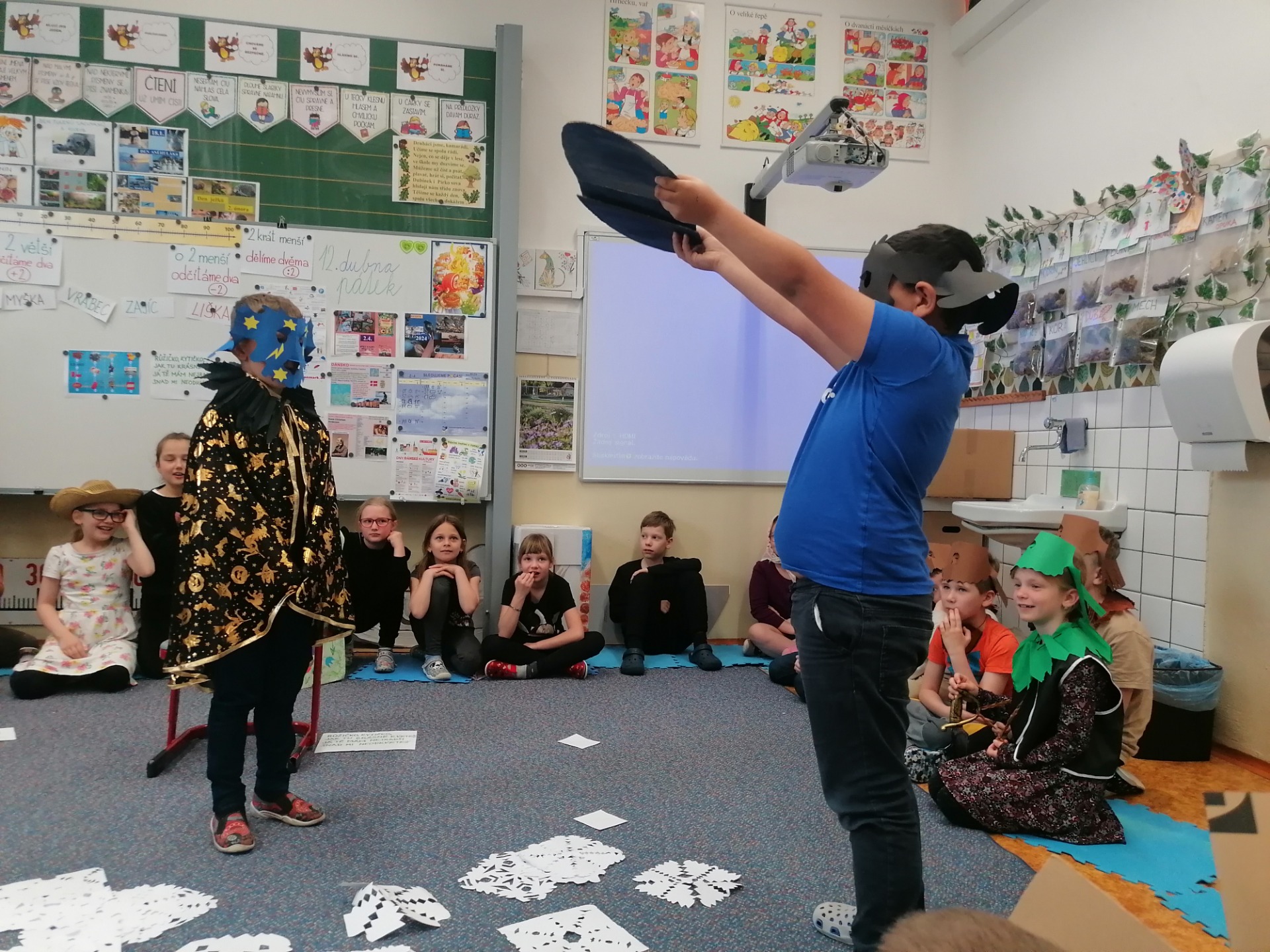 Čaroděj a kouzelné zrcadlo