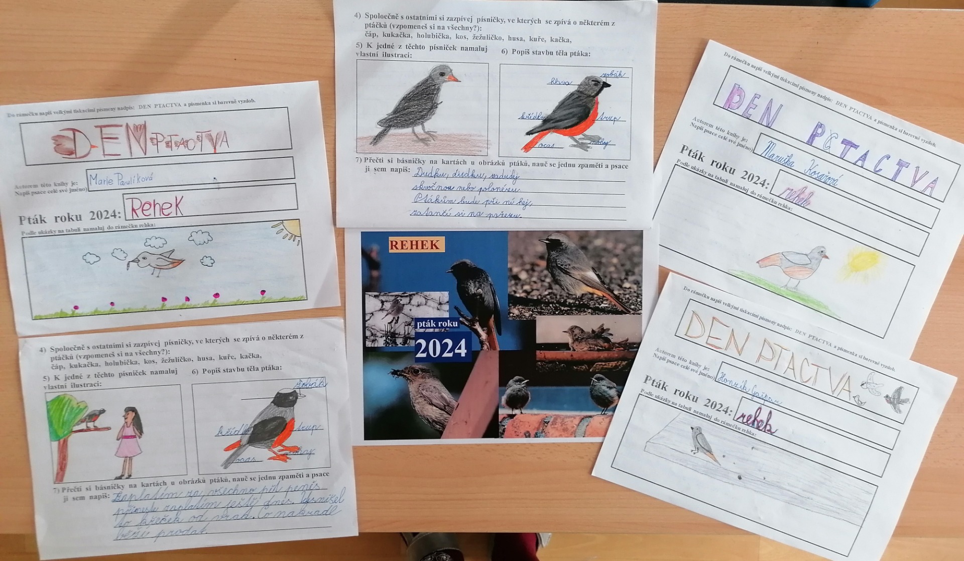 Úkoly na pracovním listu