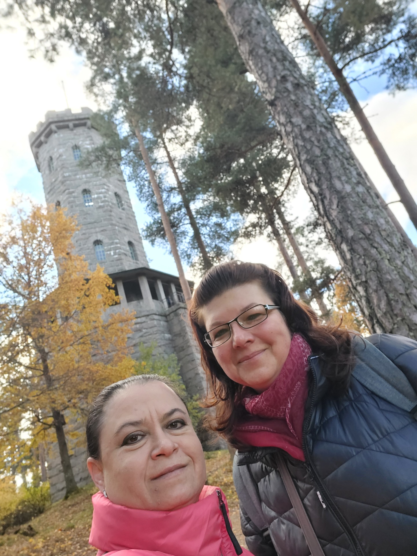 Rozhledna v rezervaci Aulanko