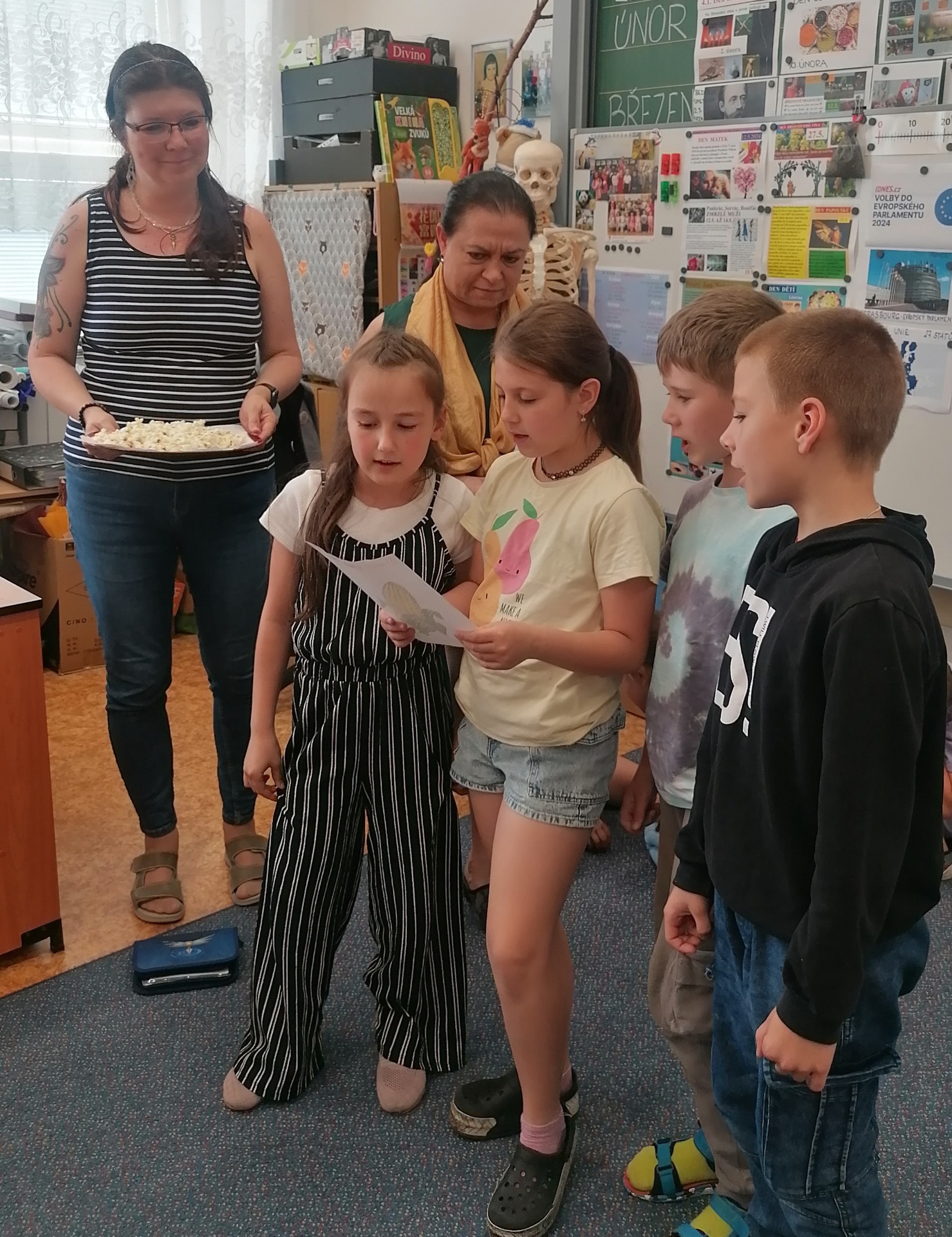 S vypracovanými úkoly seznámíme ostatní