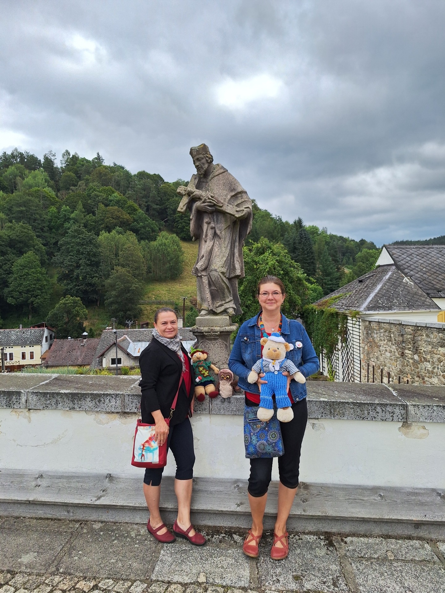 Do Bečova nad Teplou jsme vzali i naše třídní plyšáky